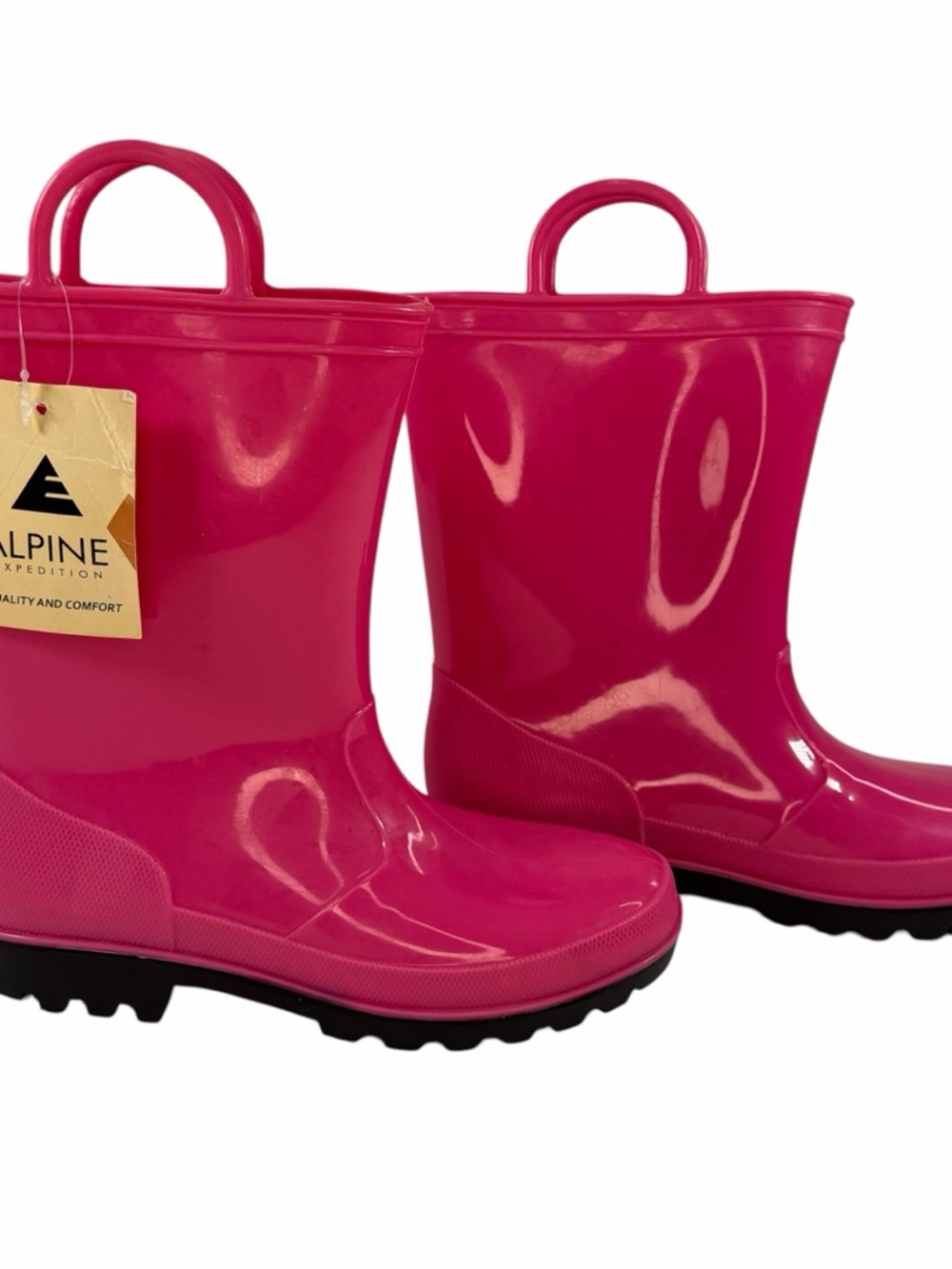 NWT Alpine Pull-on Rain/Garden Boots Size 2 Little Girls'